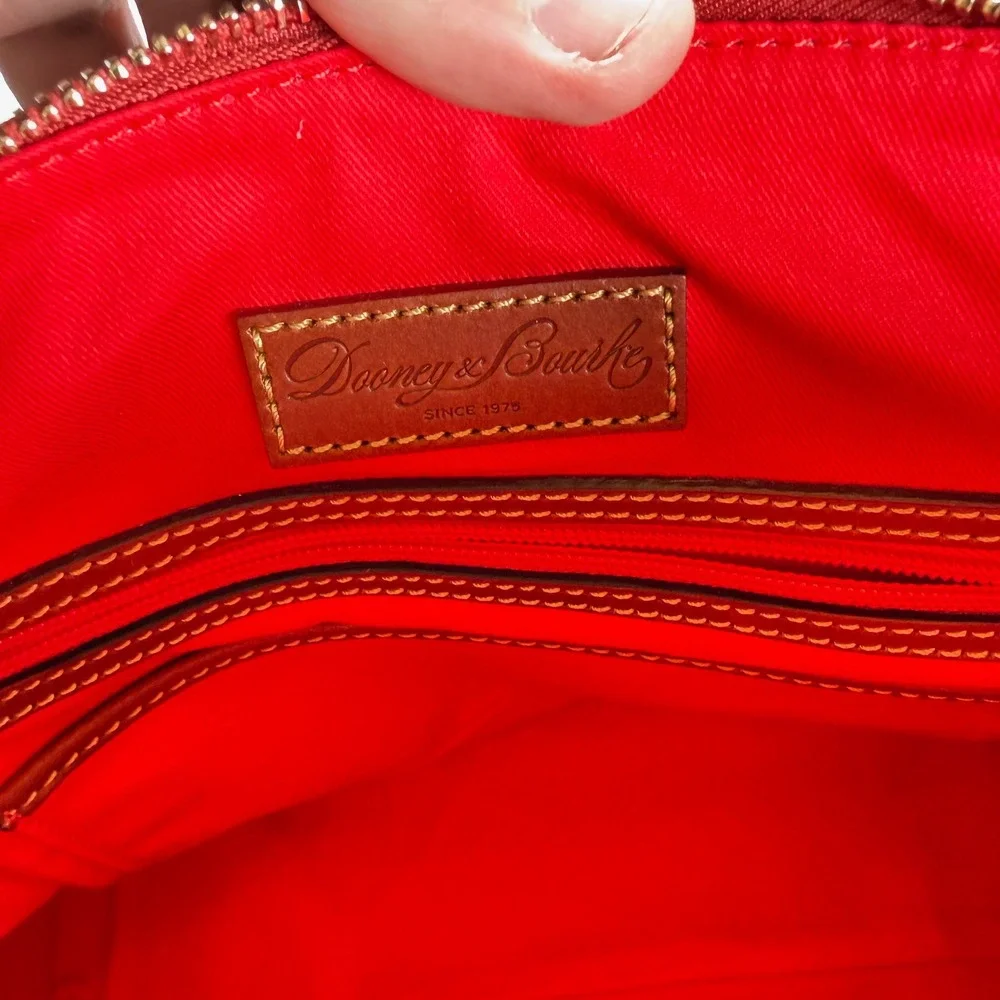 Dooney & Bourke Satchel Bag Women's Gretta Small Audrey Red Monogram Crossbody